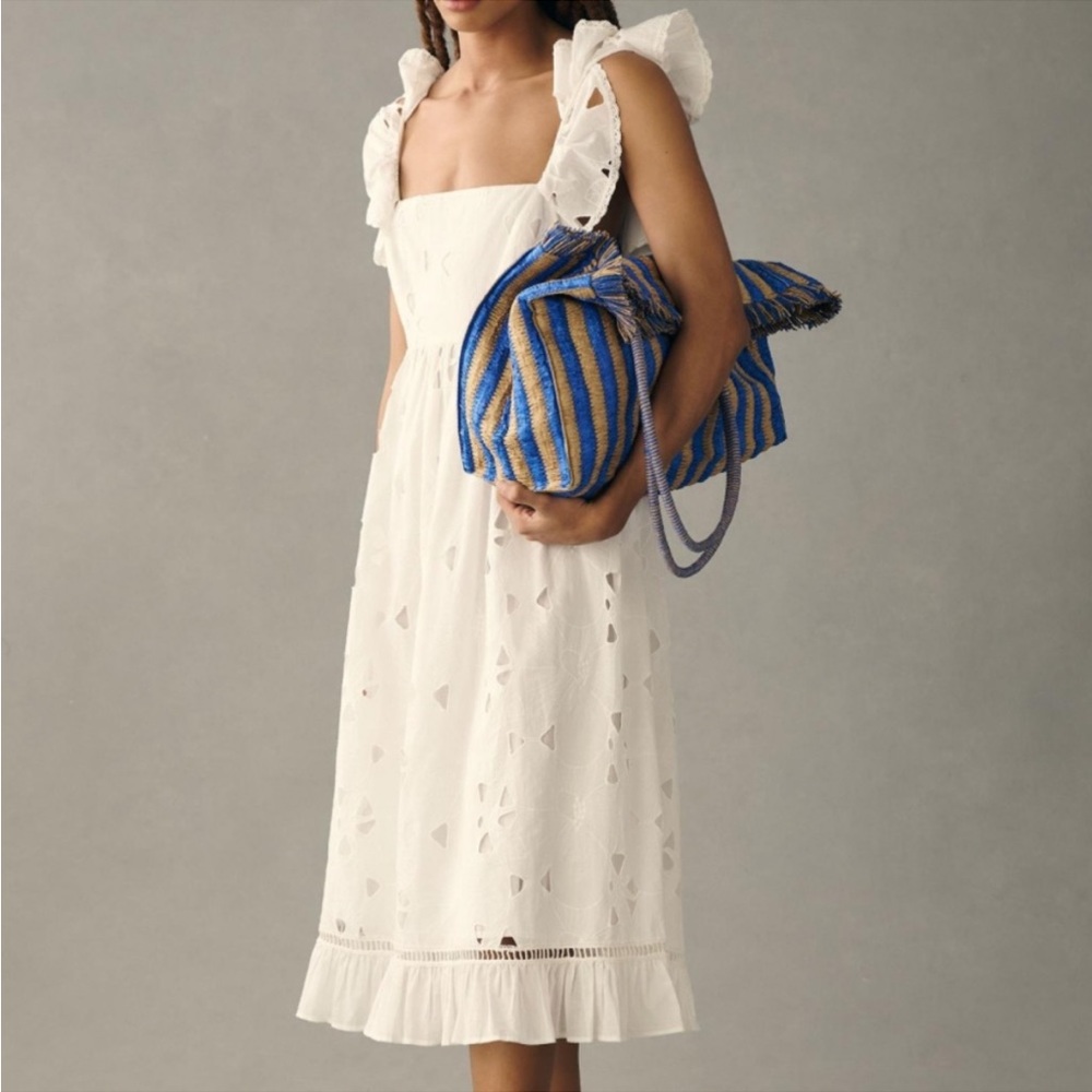 Eyelet White Anthropologie Dress